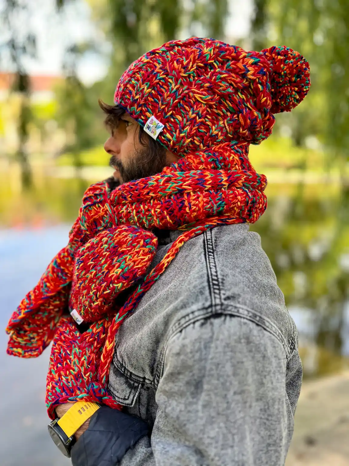 Unikalny_męski_szal_handmade