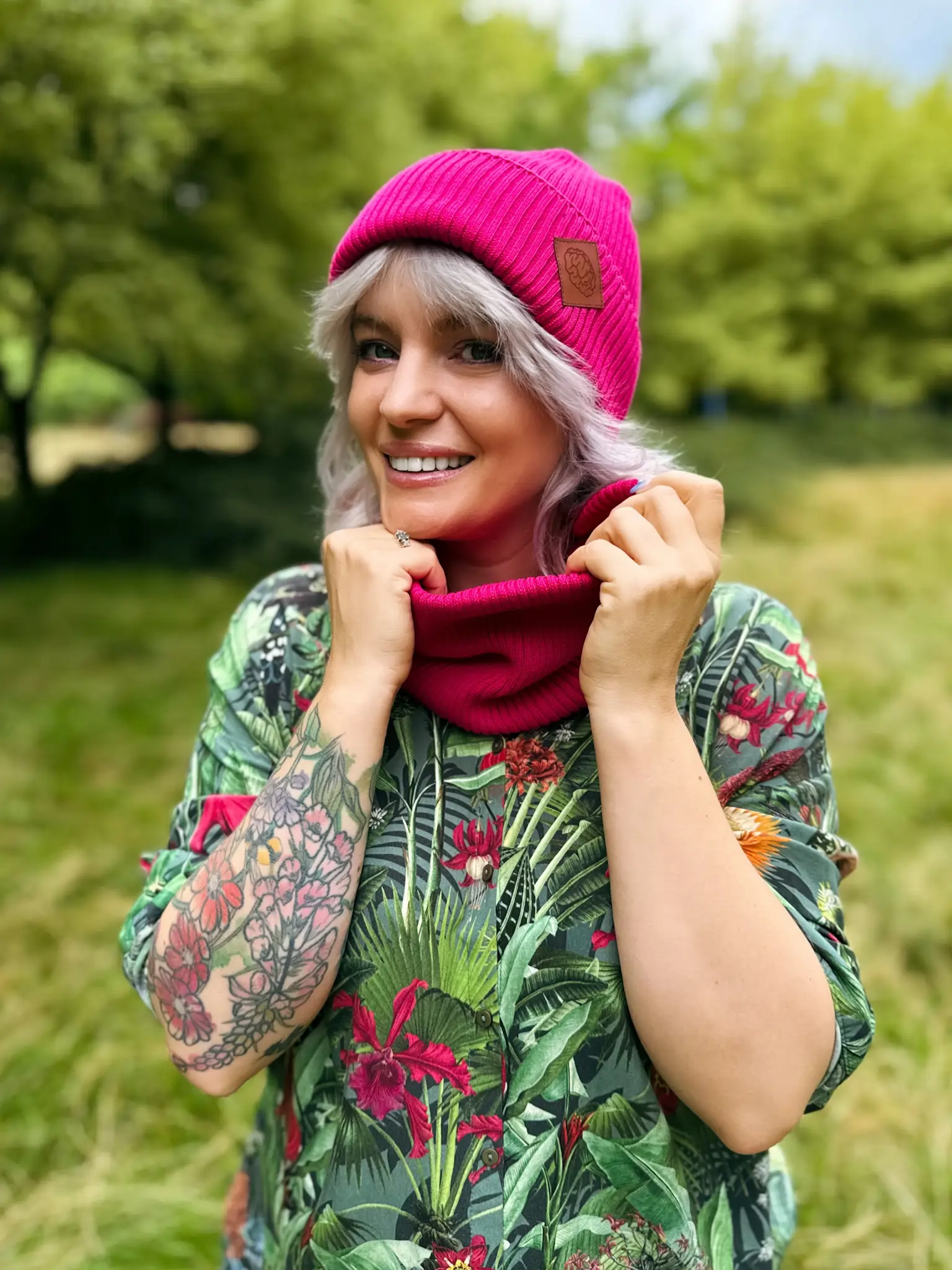 beanie bawełna