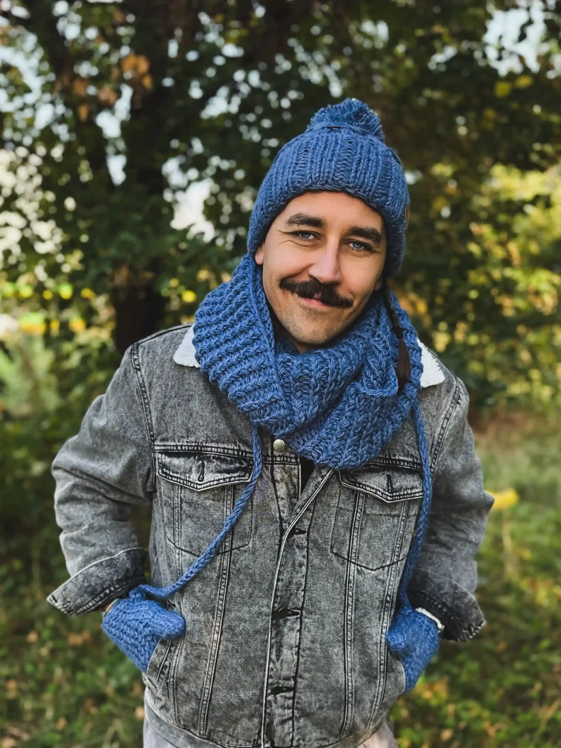 beanie męska merino