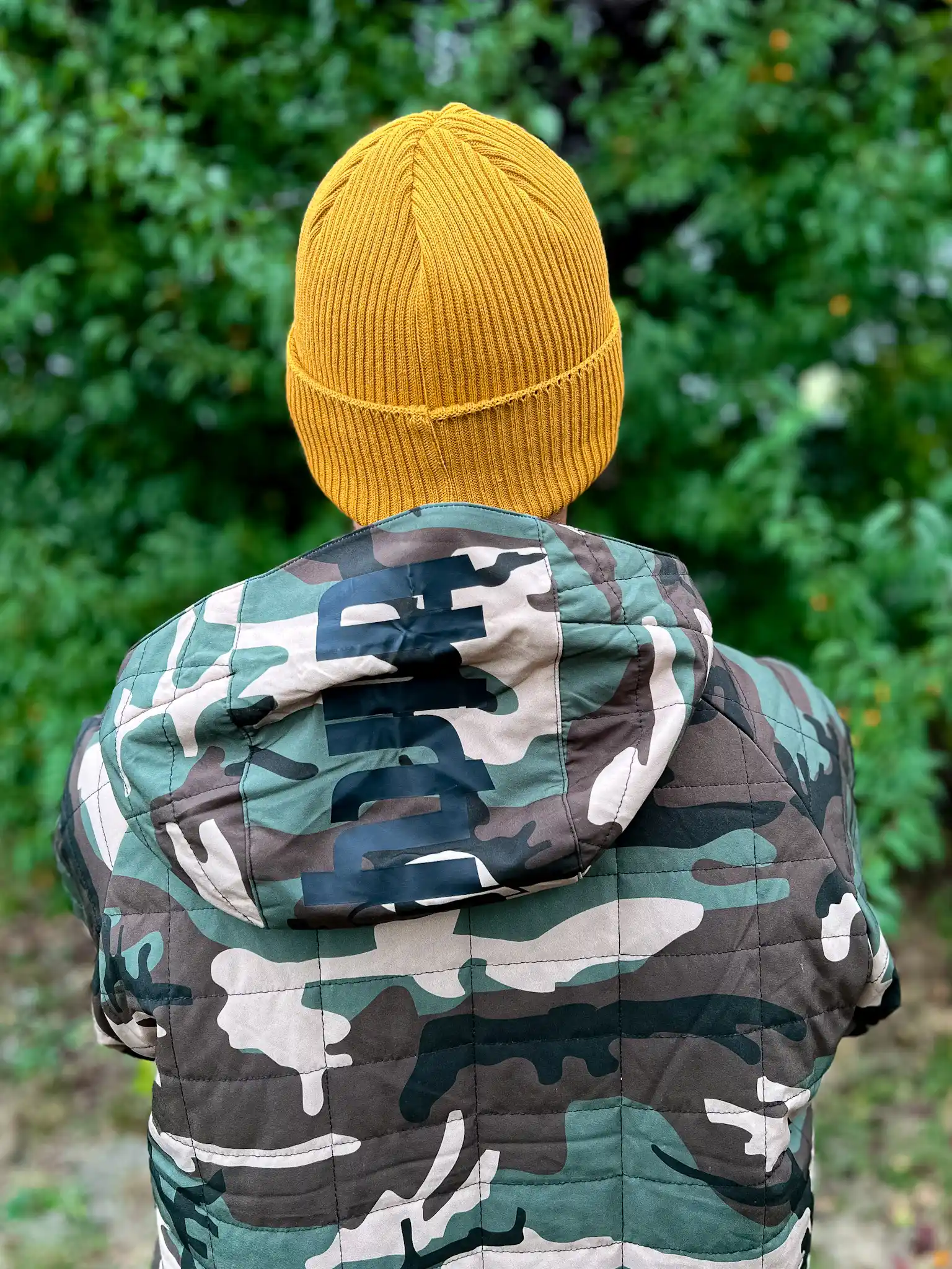 beanie musztarda