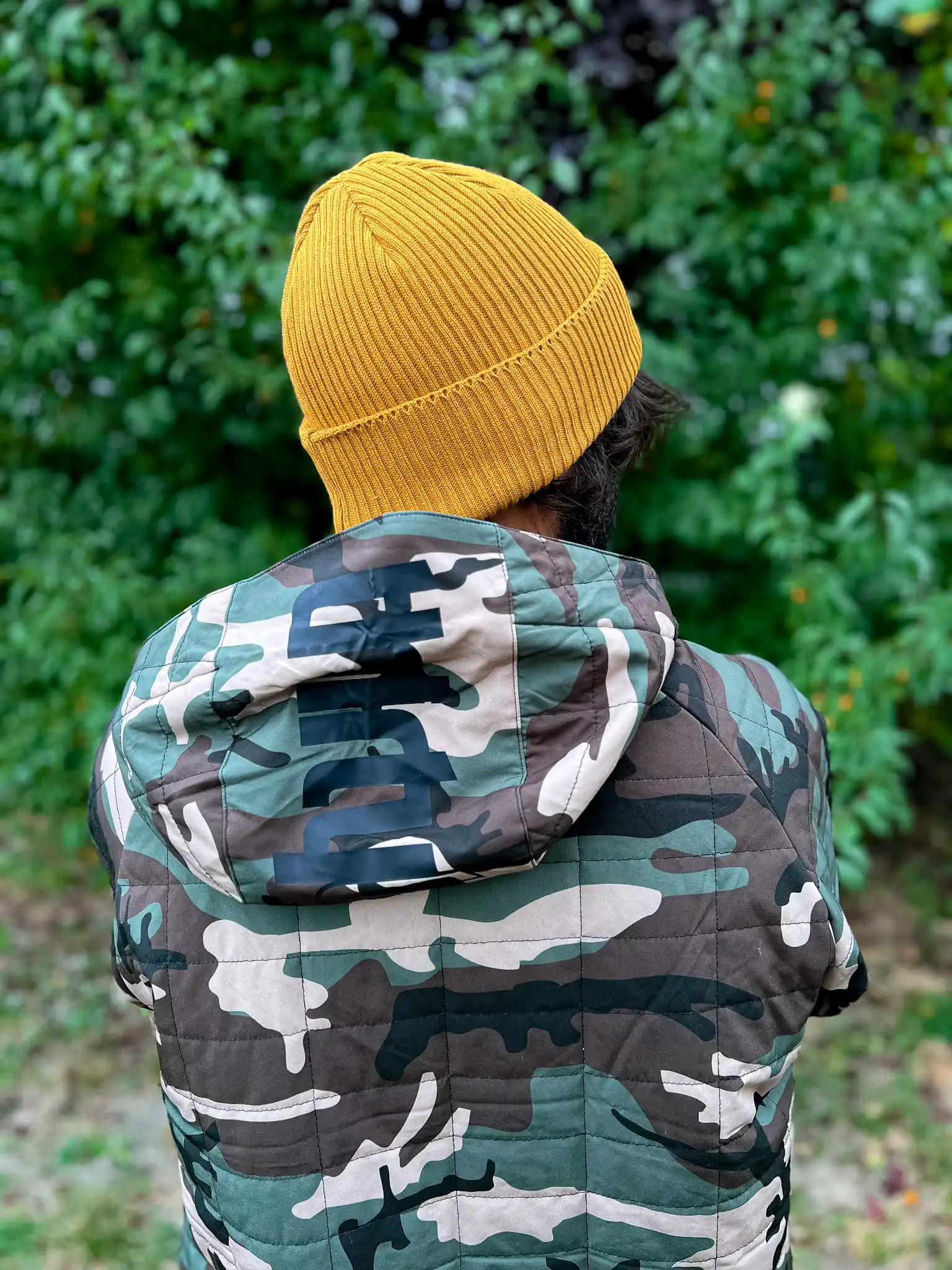 beanie żółta