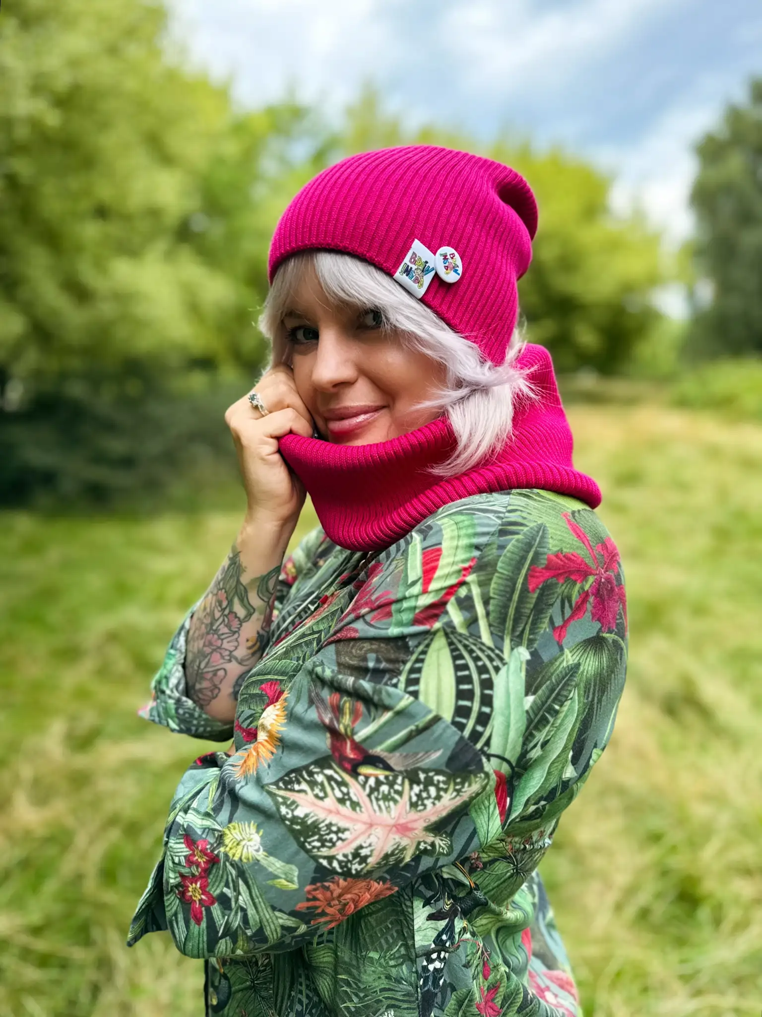 czapka beanie bawełna