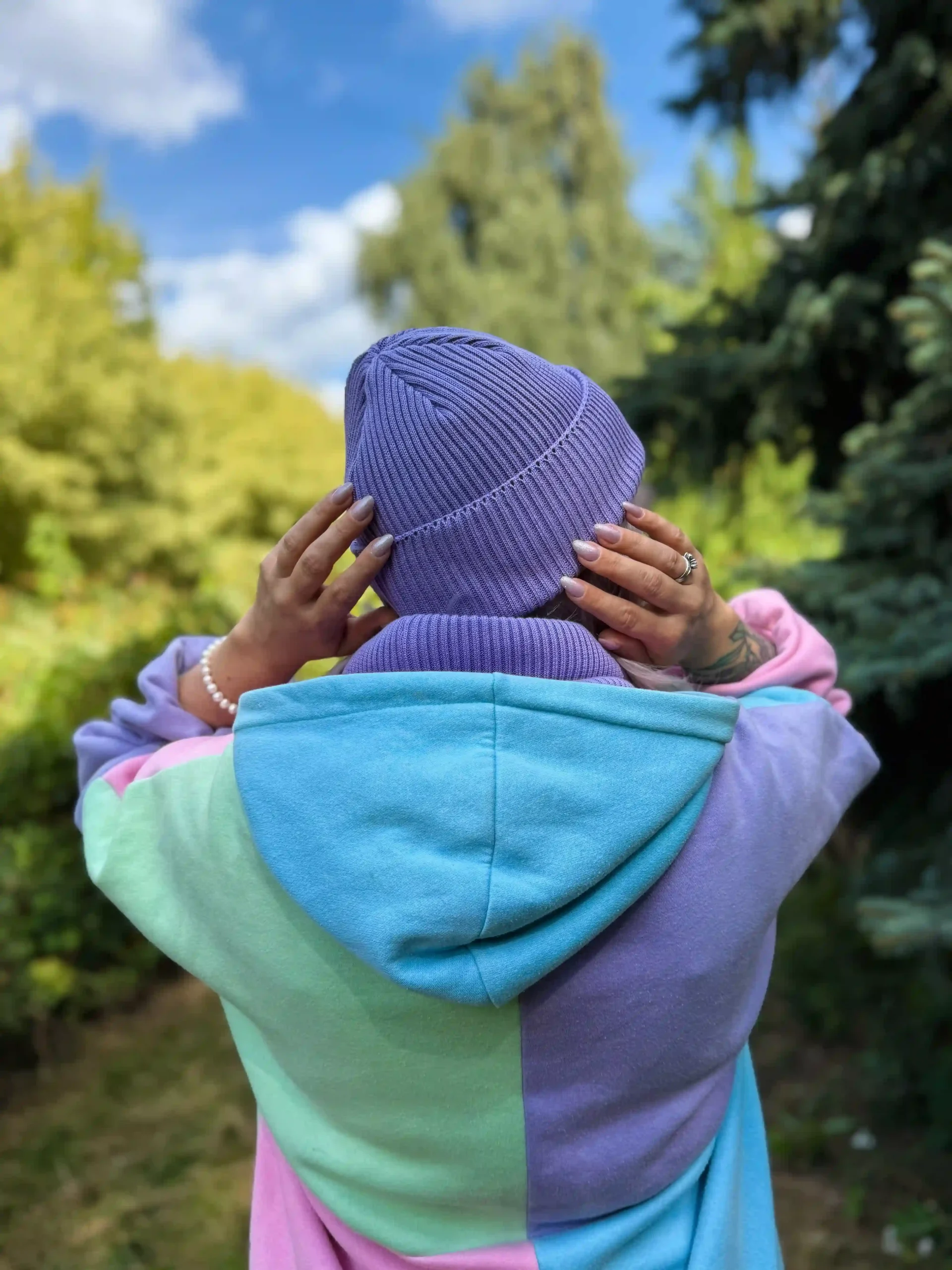 czapka beanie damska