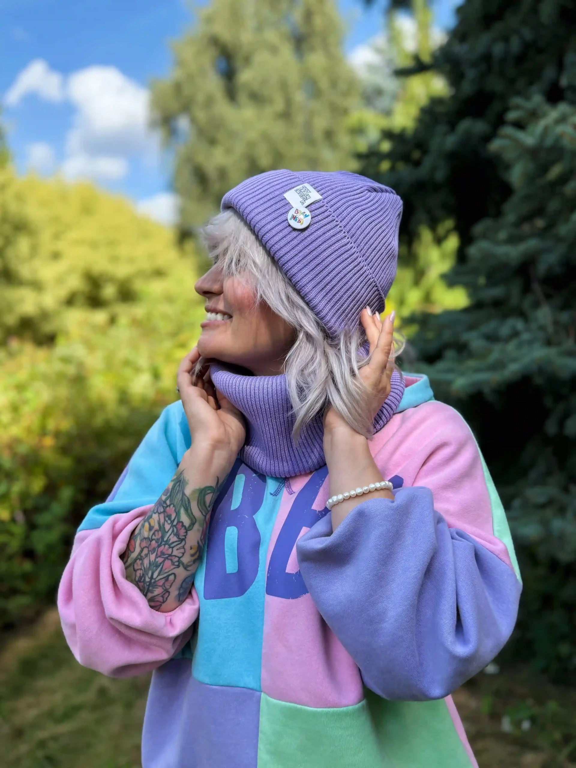 czapka beanie wełniana