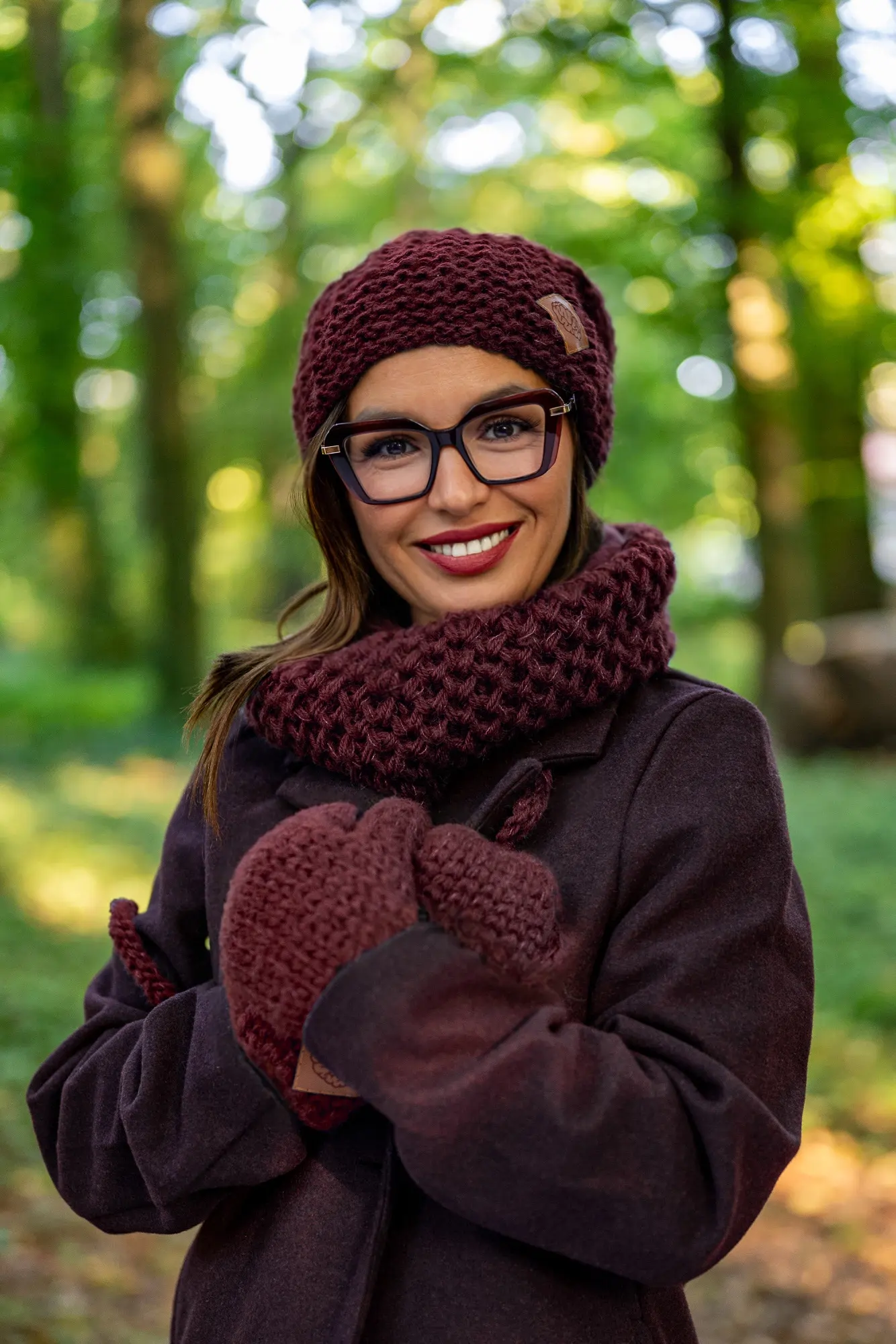 Mały komin MERINO "Bordo" - obrazek 9
