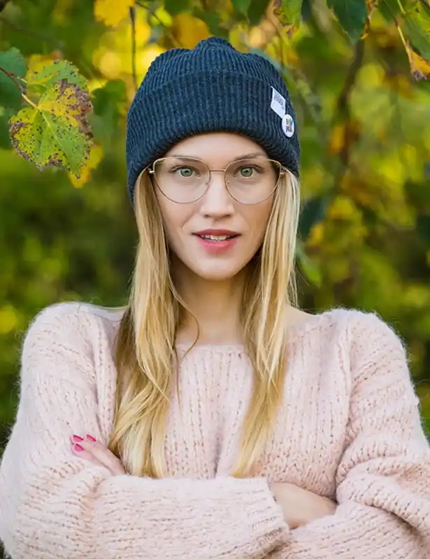 przejściówka beanie szara