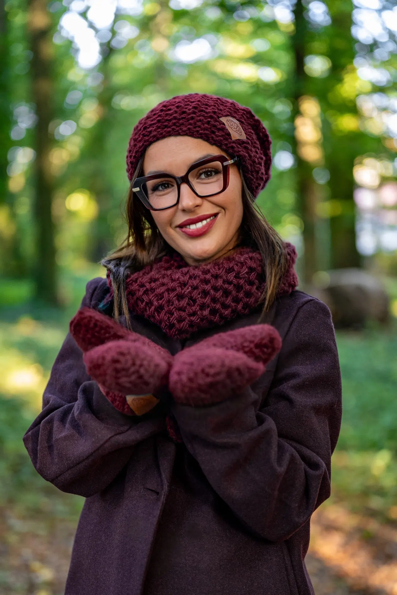 Mały komin MERINO "Bordo" - obrazek 7