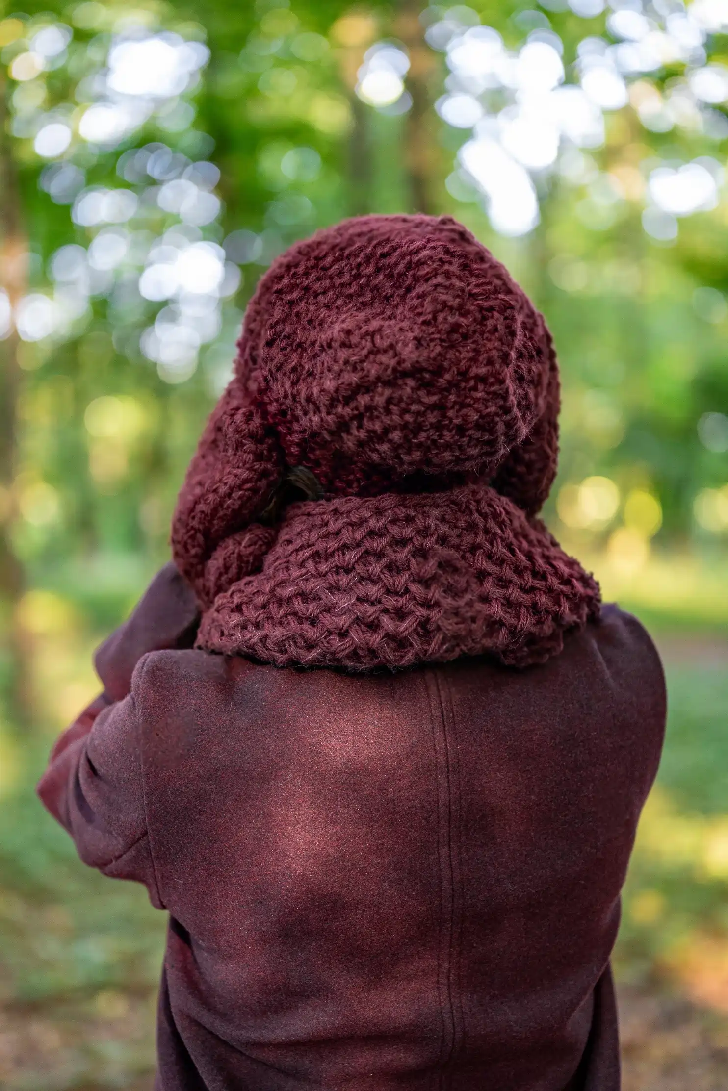 Mały komin MERINO "Bordo" - obrazek 5