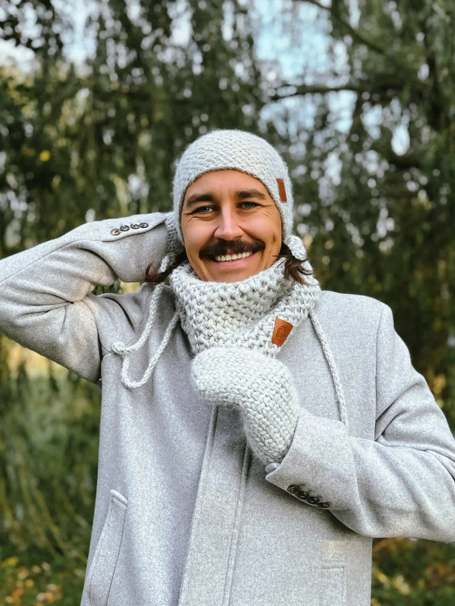 męska beanie
