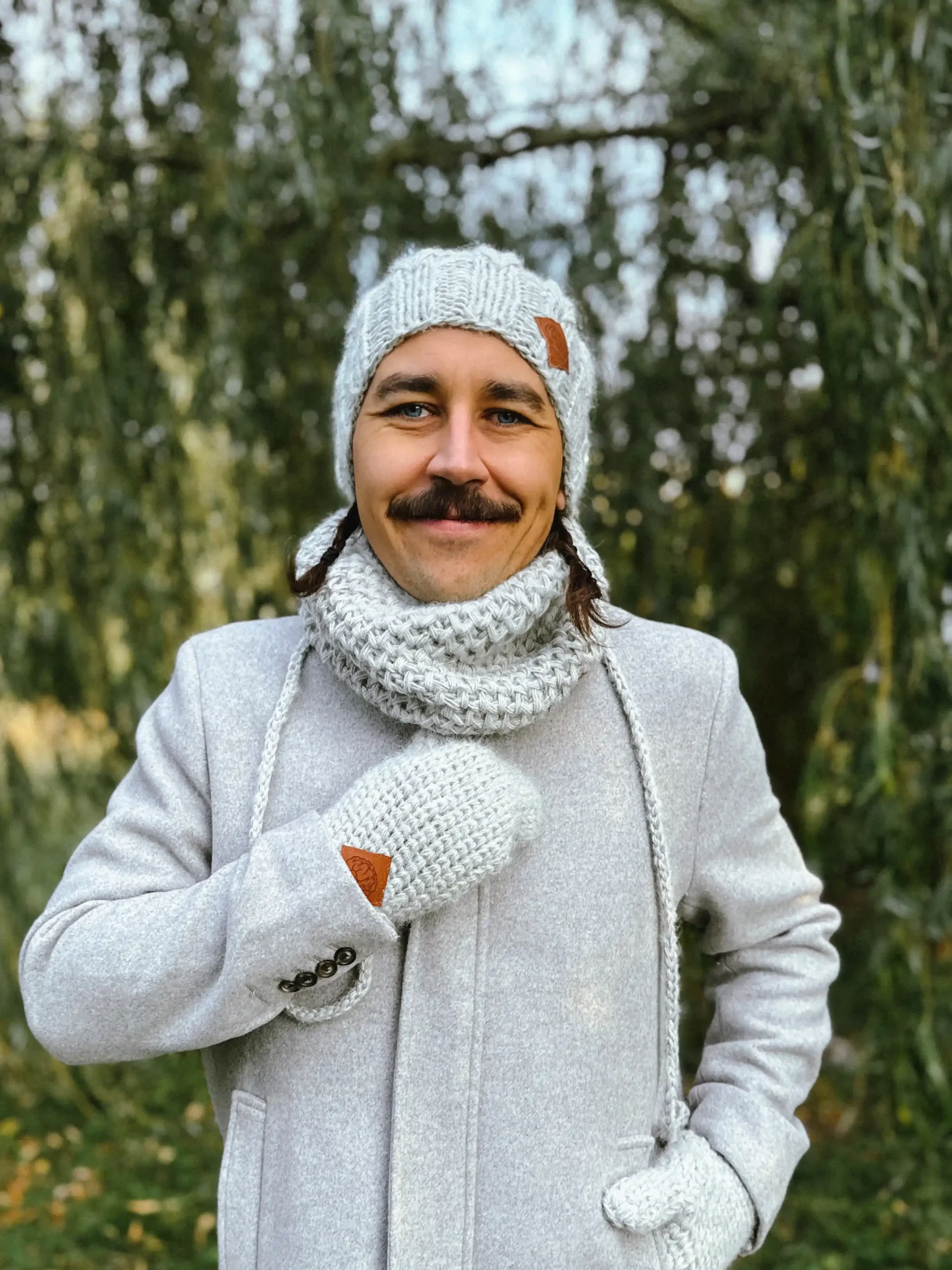 męska beanie