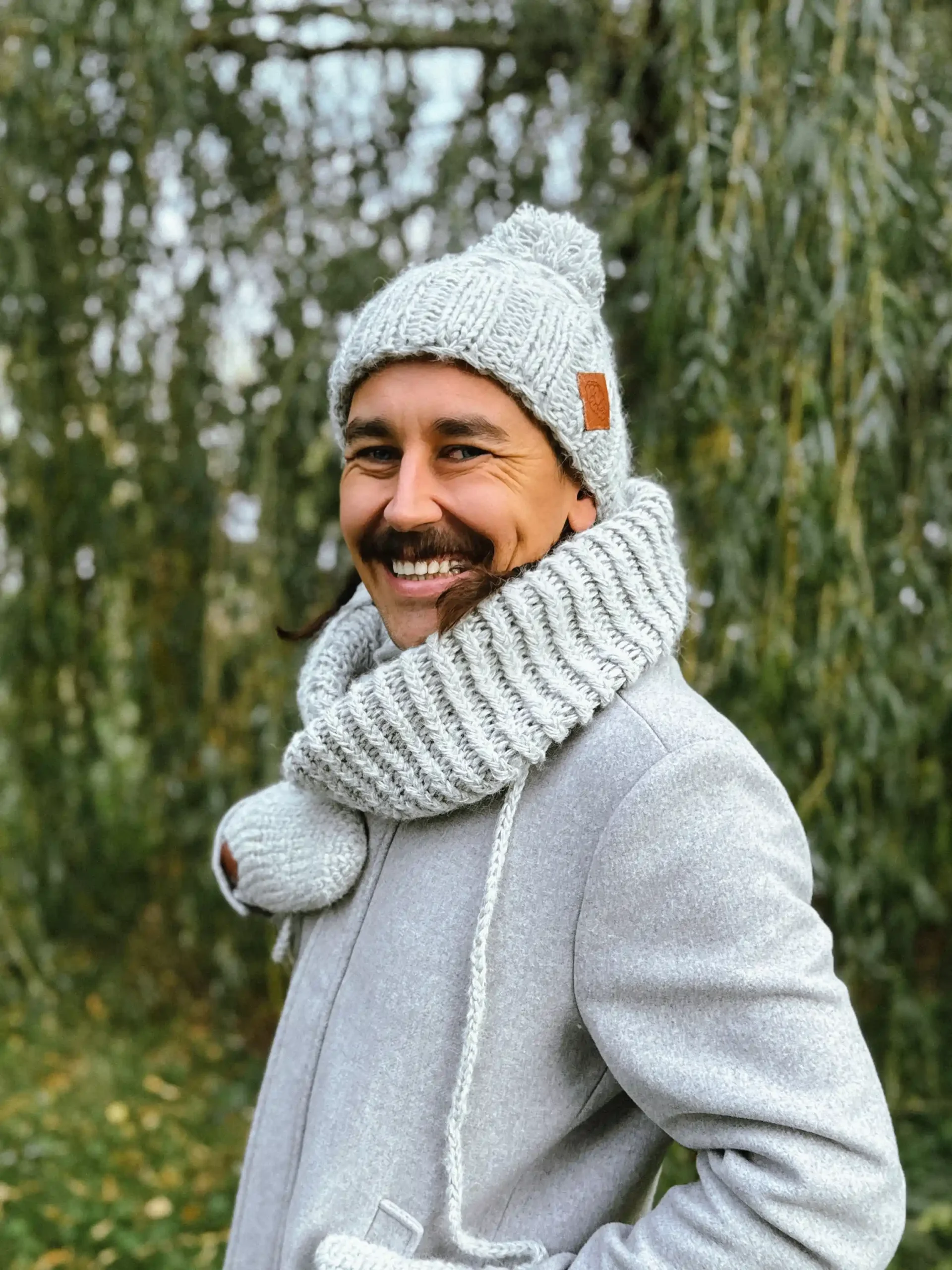 męska beanie