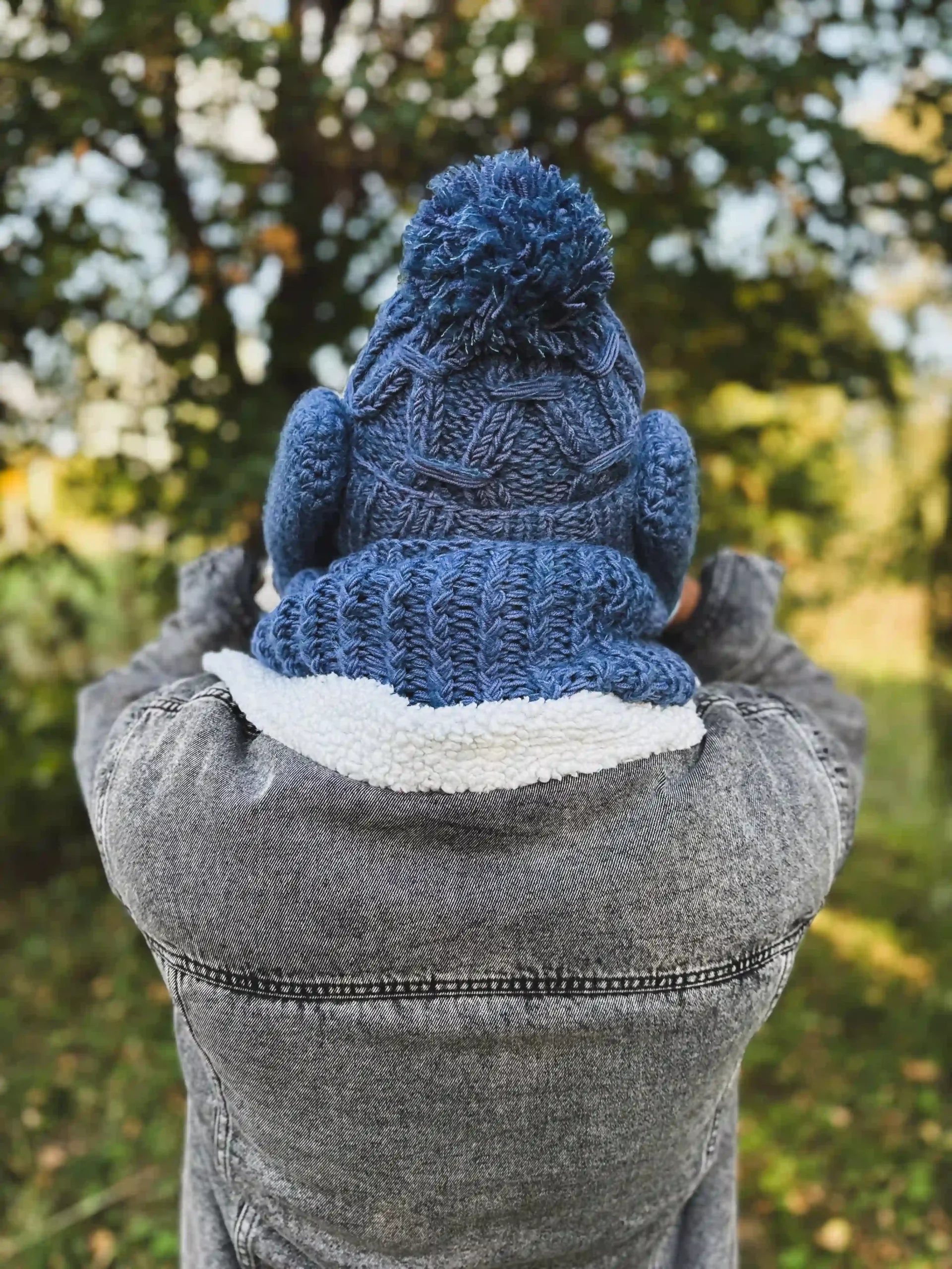 niebieska beanie