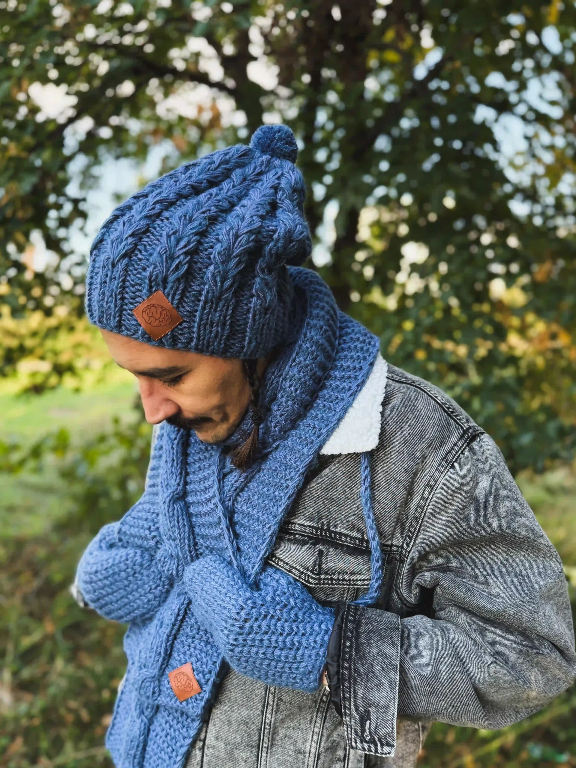 rękawiczki handmade męskie