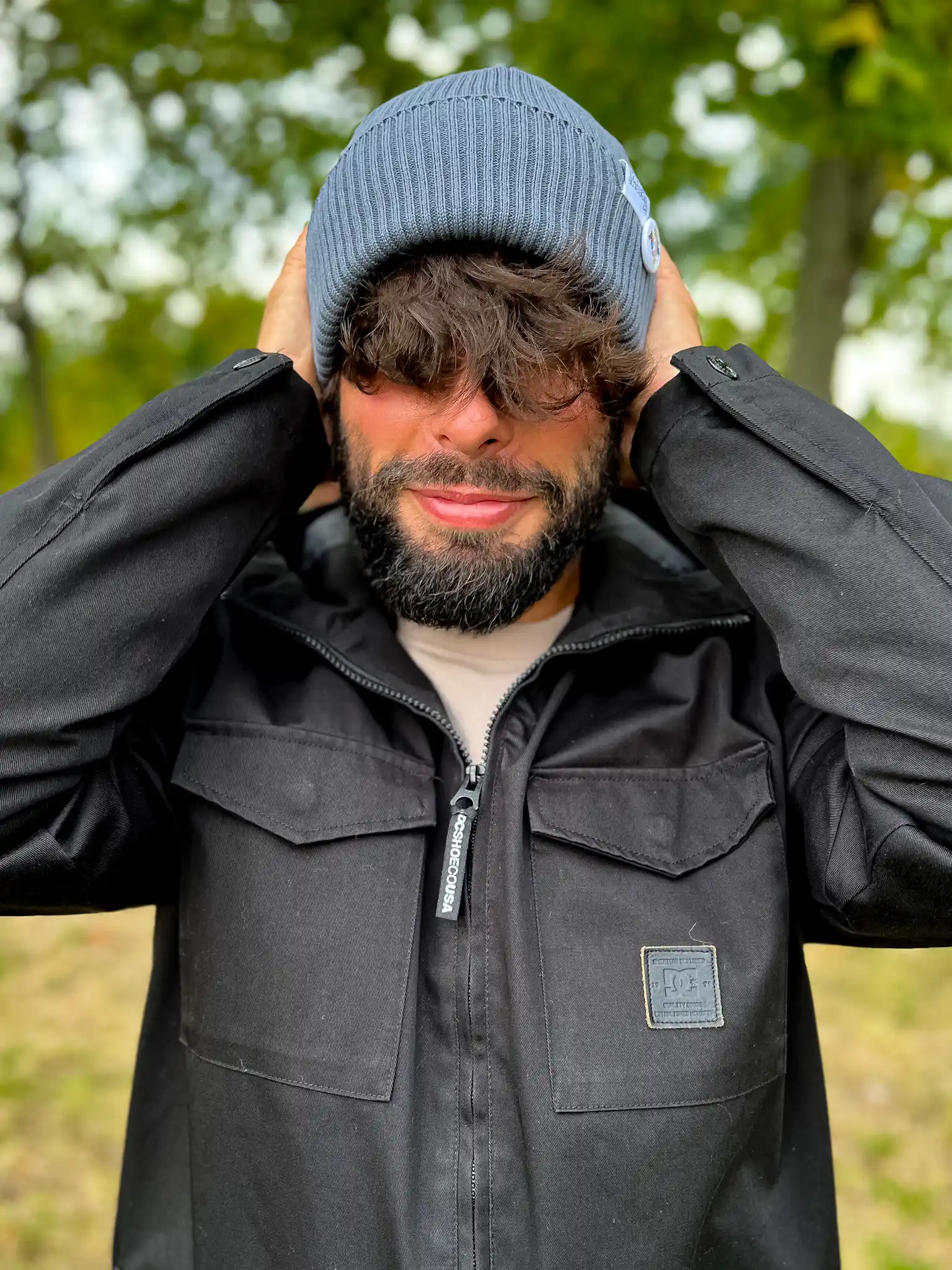 Stylowa męska beanie
