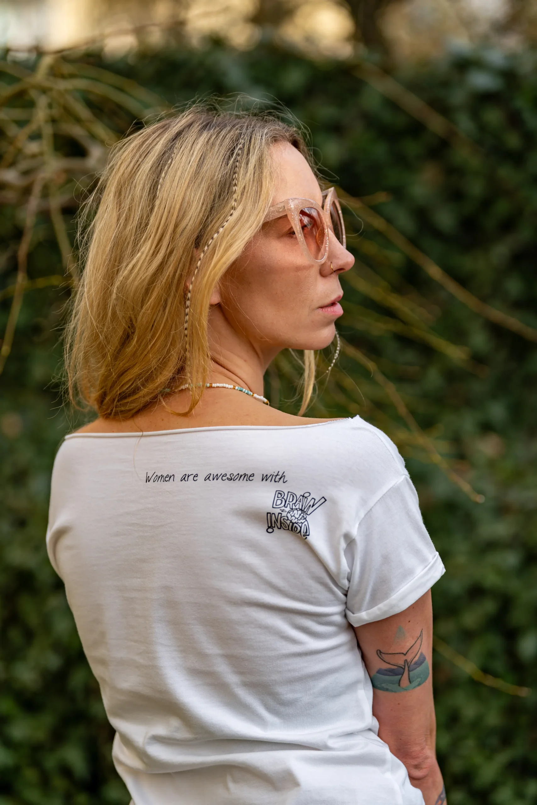 t shirt oversize damski biały