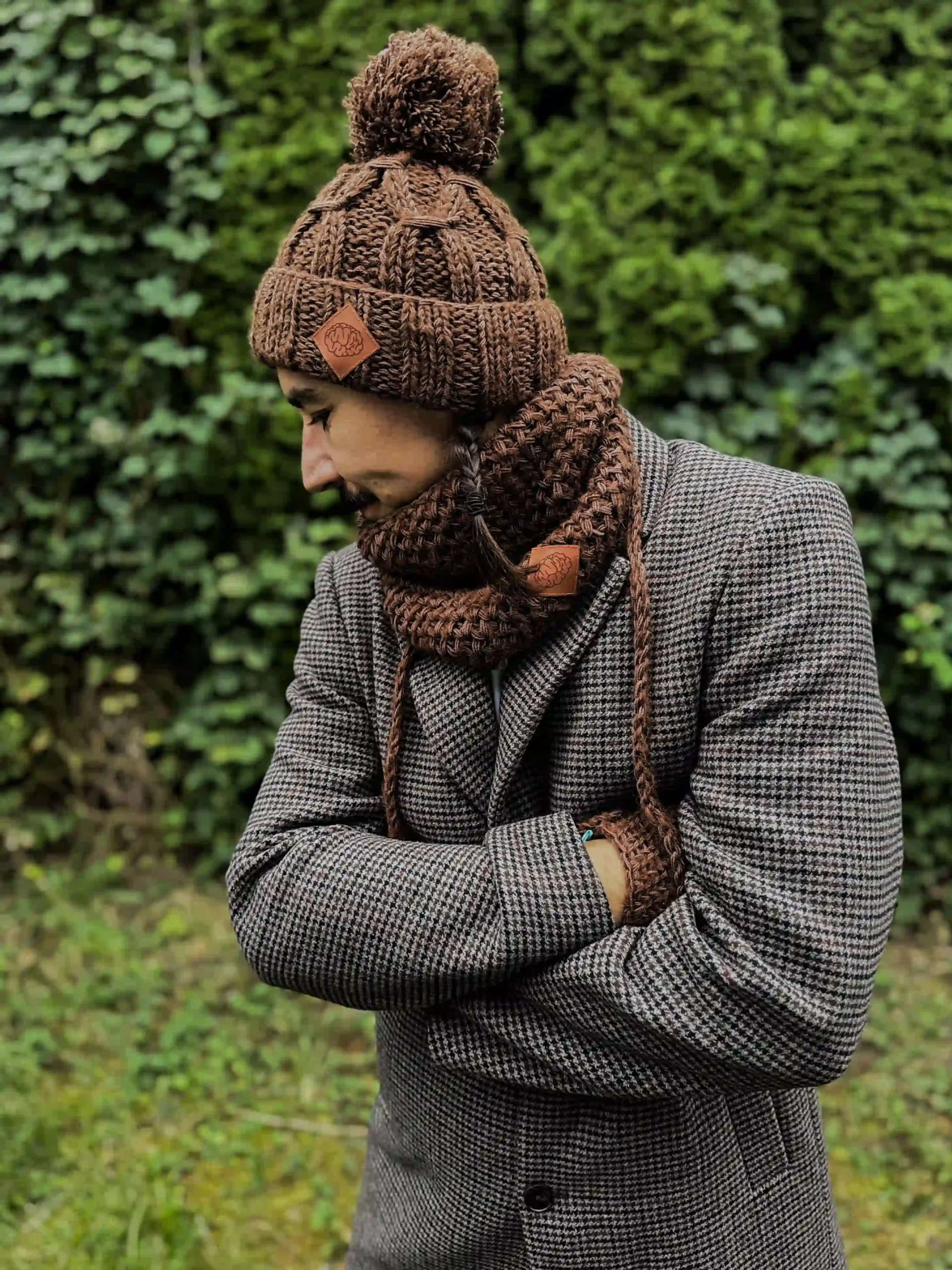 zimowa czapka merino