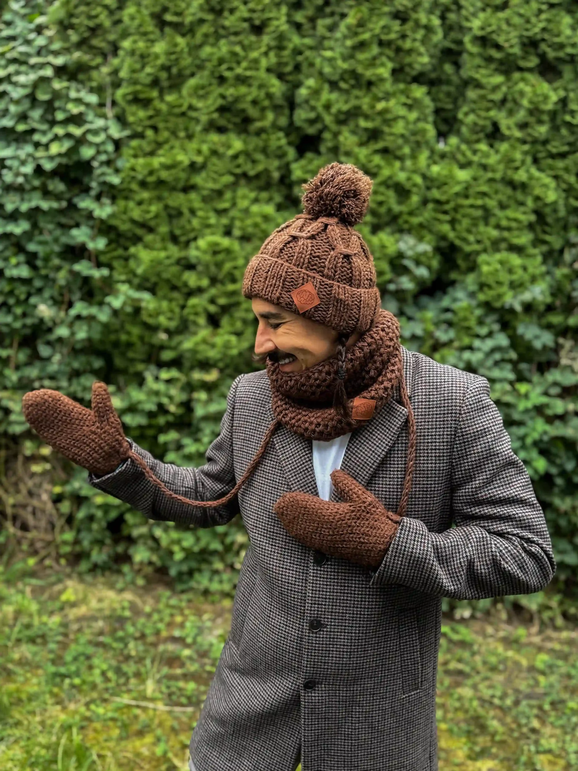 zimowy komplet merino